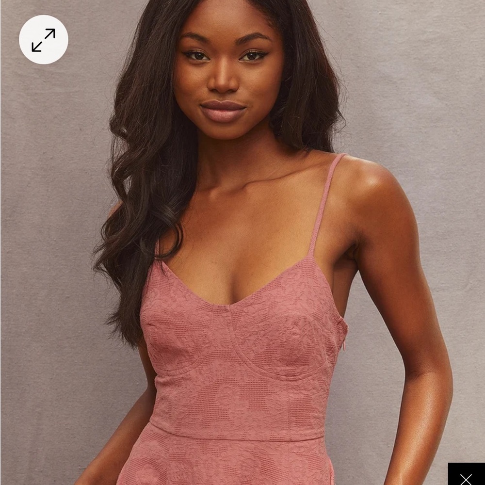 Lulus Time for Tea Dusty Rose Jacquard Sleeveless Midi Dress
M / Dusty Rose